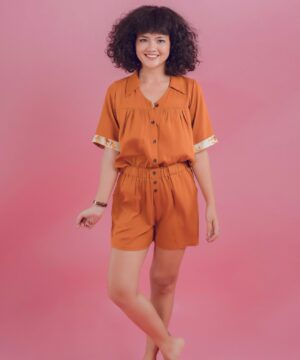 Bộ tay lỡ cam nâu