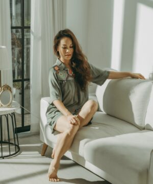 Bộ tay lỡ màu ô liu