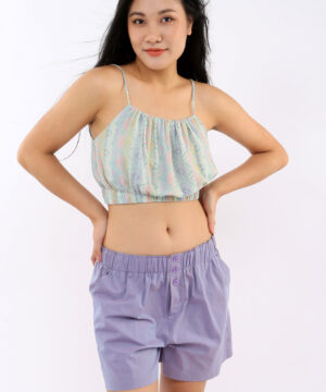 Bo crop top voan tim 6